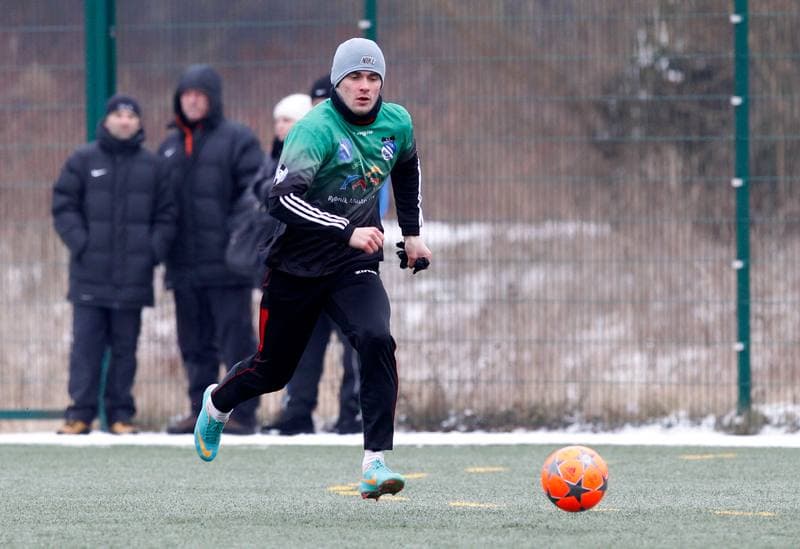 Football. Sparing. Energetyk ROW Rybnik - Rozwoj Katowice. 29.01.2014