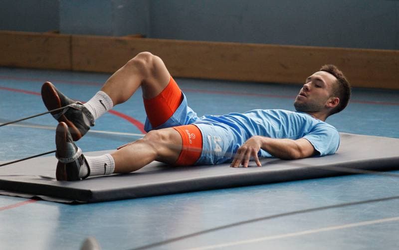 Football. Termalica Bruk-Bet Nieciecza. Training. 30.01.2014