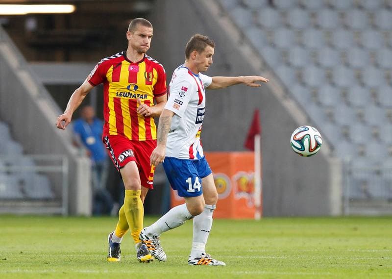Football. T-Mobile Ekstraklasa. Korona Kielce - Podbeskidzie Bielsko Biala. 15.09.2014