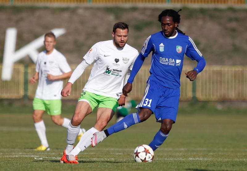 Football. I Liga. Rozwoj Katowice - Miedz Legnica. 31.10.2015