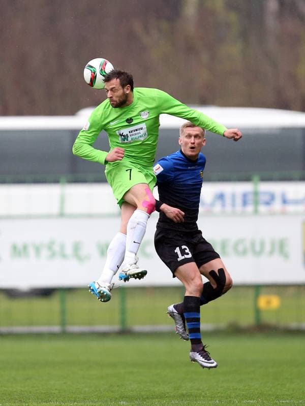 Football. I Liga. Rozwoj Katowice - Zawisza Bydgoszcz. 09.04.2016
