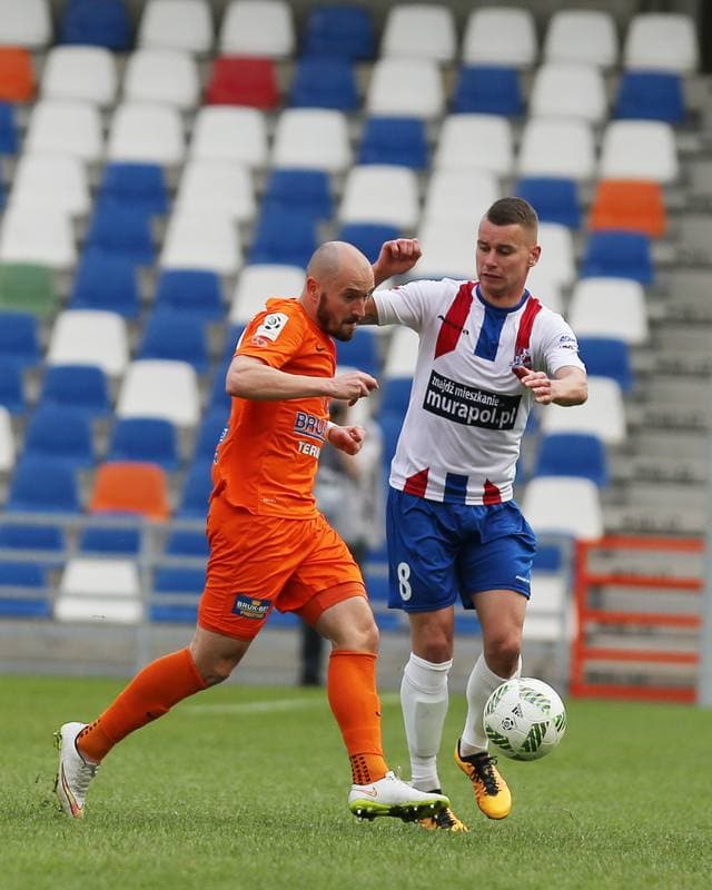 Football. Ekstraklasa. Podbeskidzie Bielsko-Biala - Termalica Bruk-Bet Nieciecza. 17.04.2016