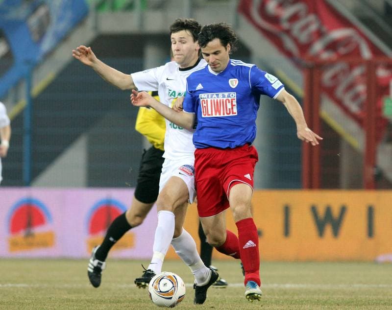 Football. I liga. Piast Gliwice - Warta Poznan. 23.03.2012