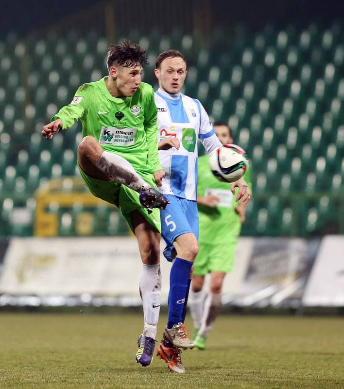 Football. I Liga. Rozwoj Katowice - Stomil Olsztyn. 11.03.2016