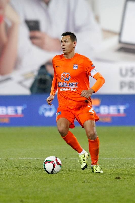 Football. PKO BP Ekstraklasa. Termalica Bruk-Bet Nieciecza - Jagiellonia Bialystok. 16.12.2015