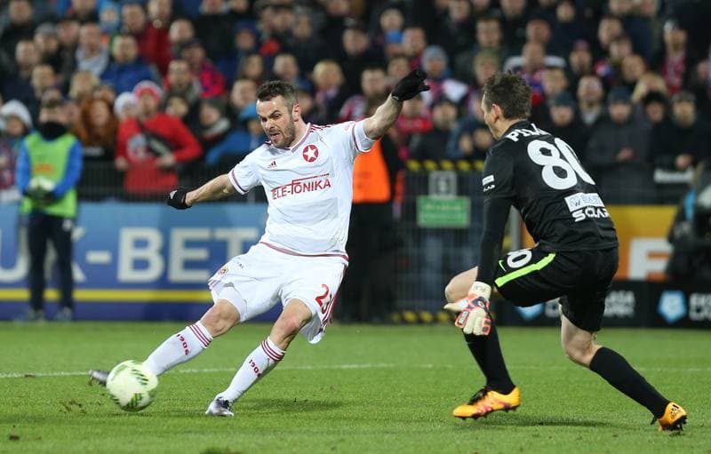Football. Ekstraklasa. Termalica Bruk Bet Nieciecza - Wisla Krakow. 14.03.2016