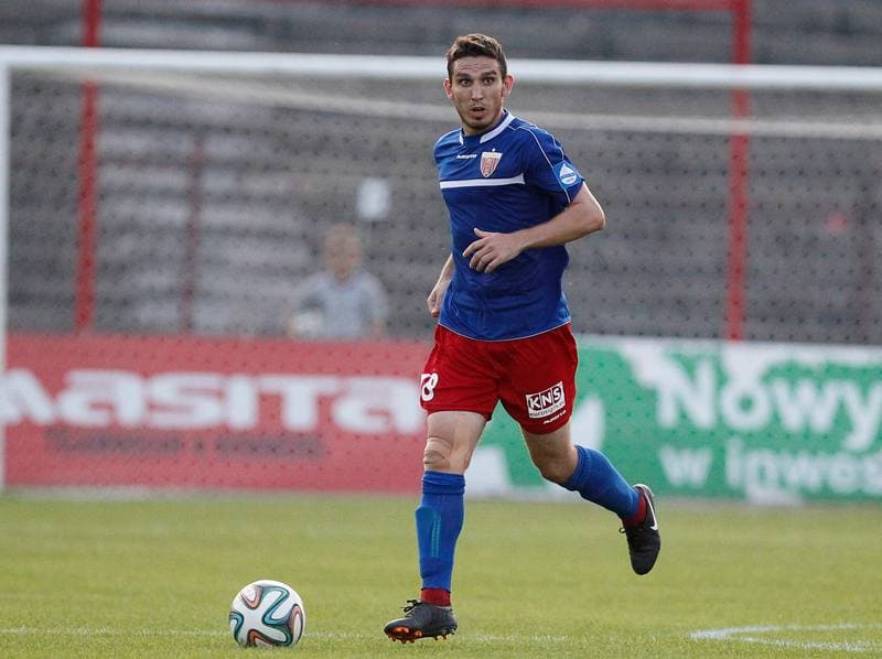 Football. III Liga Opolsko - Slaska. Polonia Bytom - Rekord Bielsko Biala. 10.08.2014