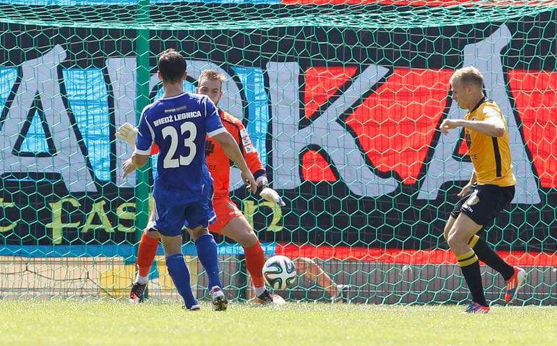 Football. I Liga. Miedz Legnica - GKS Katowice. 10.08.2014