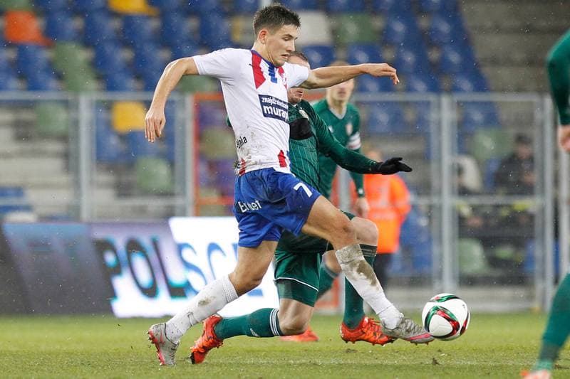 Football. T-Mobile Ekstraklasa. Podbeskidzie Bielsko Biala - Slask Wroclaw. 03.10.2014