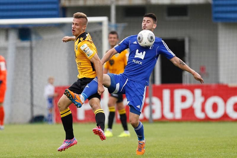Football. I Liga. Wisla Plock - GKS Katowice. 29.08.2014