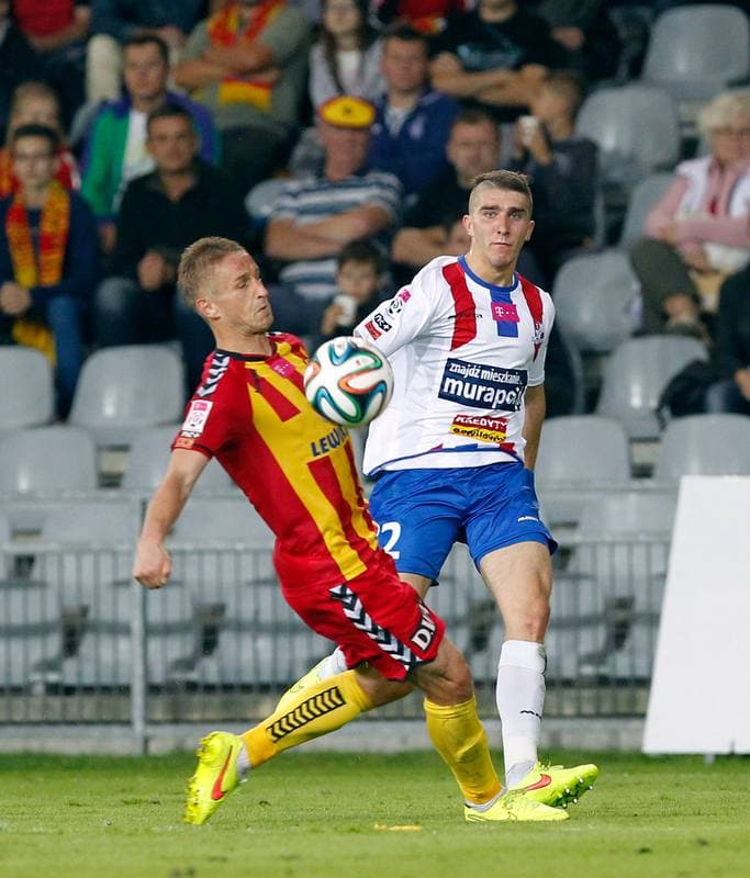 Football. T-Mobile Ekstraklasa. Korona Kielce - Podbeskidzie Bielsko Biala. 15.09.2014