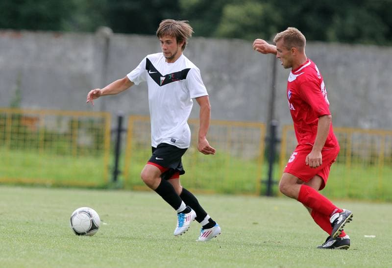 Football. Sparing. Flota Swinoujscie - GKS Tychy. 15.07.2012