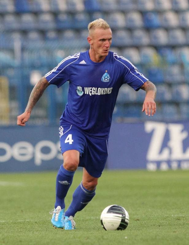 Football. Europa League. Ruch Chorzow - Metalurg Skopje. 19.07.2012