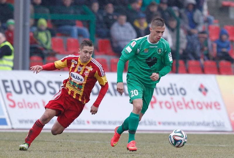 Football. I Liga. Chojniczanka Chojnice - GKS Katowice. 21.03.2015