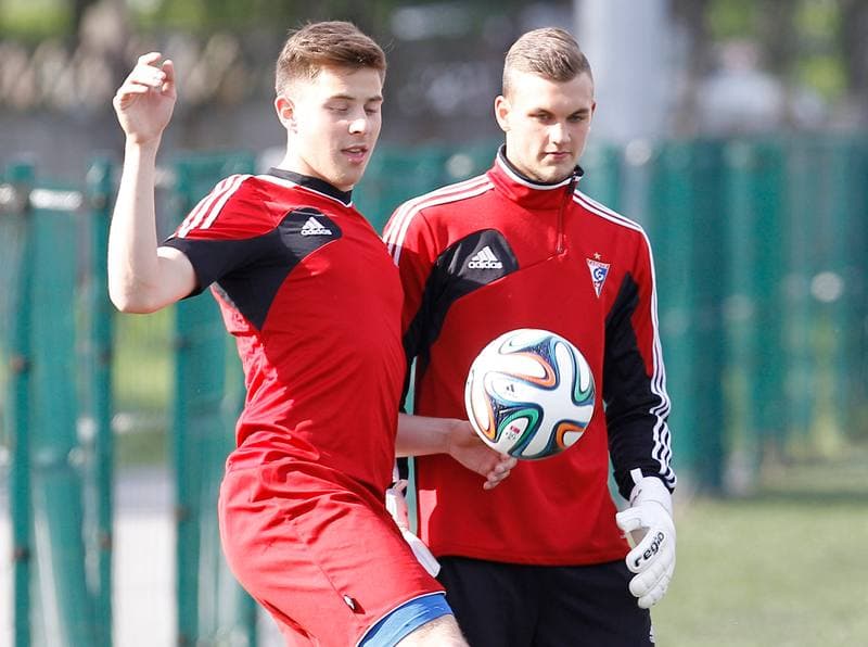 Football. Gornik Zabrze. Press Conference. 08.05.2015