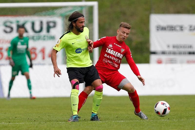 Football. Sparing. Zaglebie Sosnowiec - SFC Opava. 01.09.2017