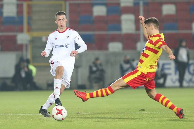 Football. Lotto Ekstraklasa. Gornik Zabrze - Jagiellonia Bialystok. 24.11.2017
