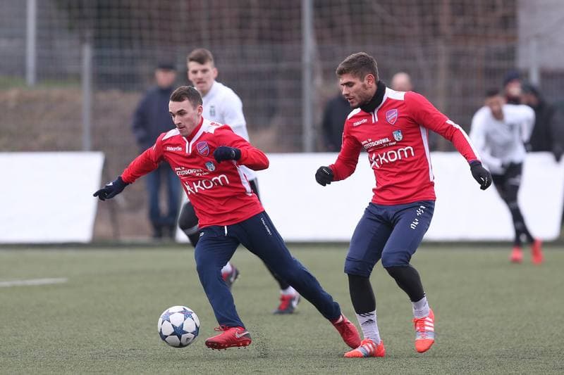 Football. Sparing. MFK Karvina - Rakow Czestochowa. 26.01.2018