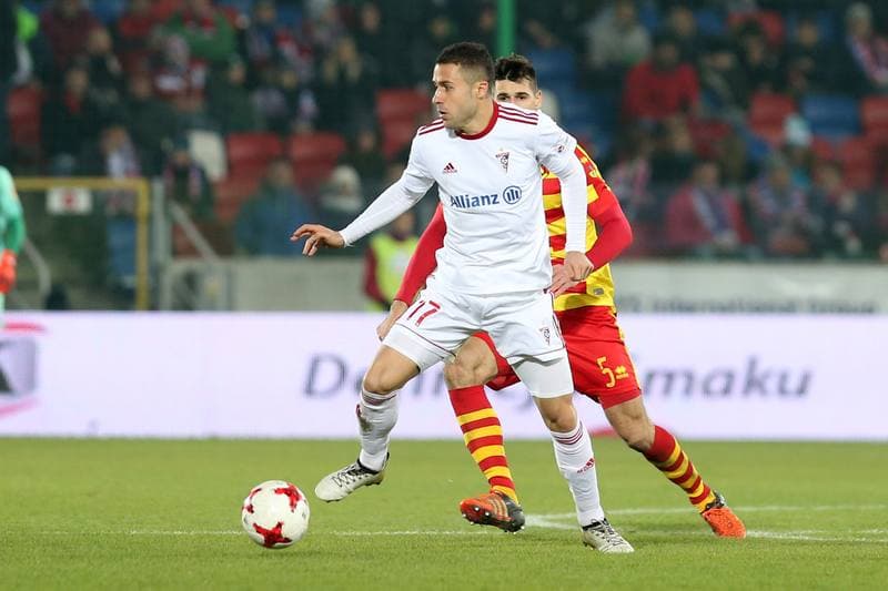 Football. Lotto Ekstraklasa. Gornik Zabrze - Jagiellonia Bialystok. 24.11.2017