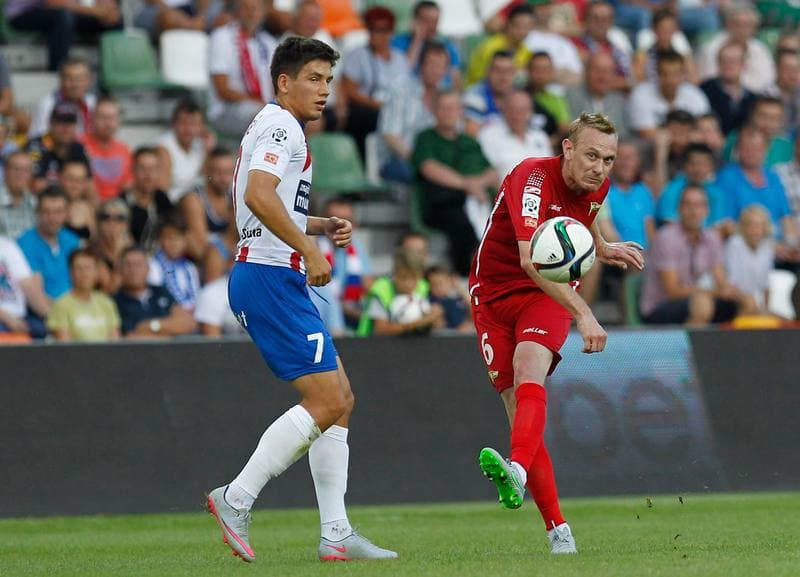 Football. PKO BP Ekstraklasa. Podbeskidzie Bielsko Biala - Lechia Gdansk. 28.08.2015
