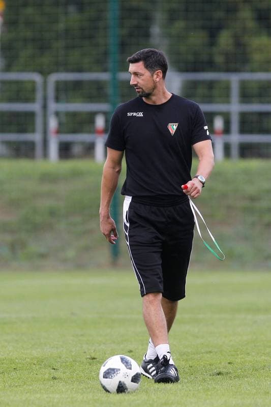 Football. Zaglebie Sosnowiec. Training. 06.09.2018
