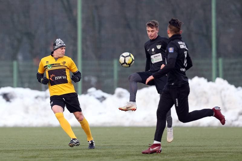 Football. Sparing. Rozwoj Katowice - GKS 1962 Jastrzebie. 30.01.2019