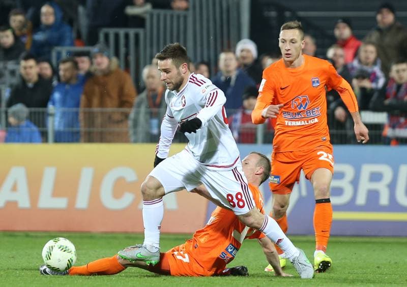 Football. Ekstraklasa. Termalica Bruk Bet Nieciecza - Wisla Krakow. 14.03.2016