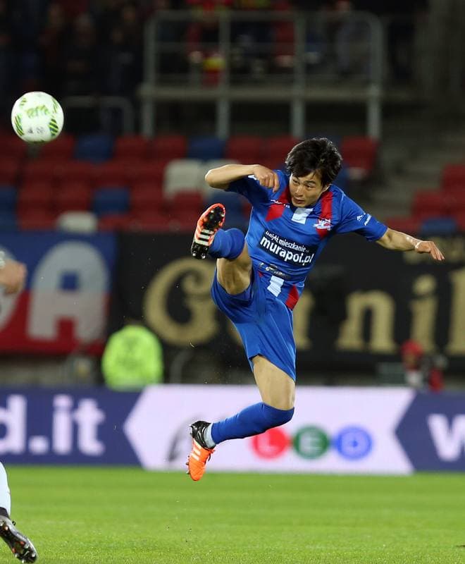 Football. Ekstraklasa. Gornik Zabrze - Podbeskidzie Bielsko-Biala. 20.04.2016