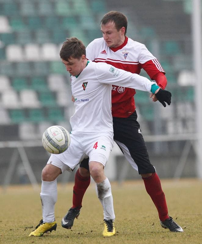 Football. Sparing. Zaglebie Sosnowiec - Gornik Zabrze. 18.01.2014