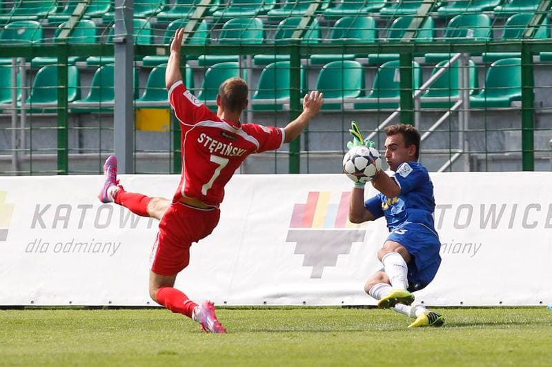 Football. I Liga. GKS Katowice - Widzew Lodz. 02.08.2014