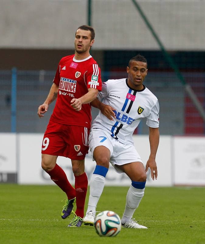 Football. T-Mobile Ekstraklasa. Piast Gliwice - Zawisza Bydgoszcz. 29.08.2014