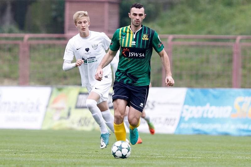 Football. II Liga. GKS 1962 Jastrzebie - Rozwoj Katowice. 21.10.2017