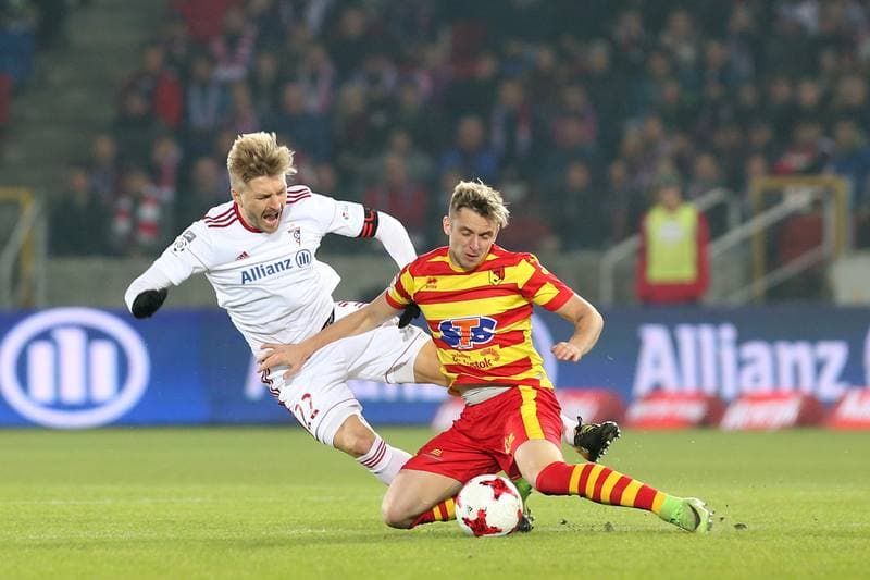 Football. Lotto Ekstraklasa. Gornik Zabrze - Jagiellonia Bialystok. 24.11.2017