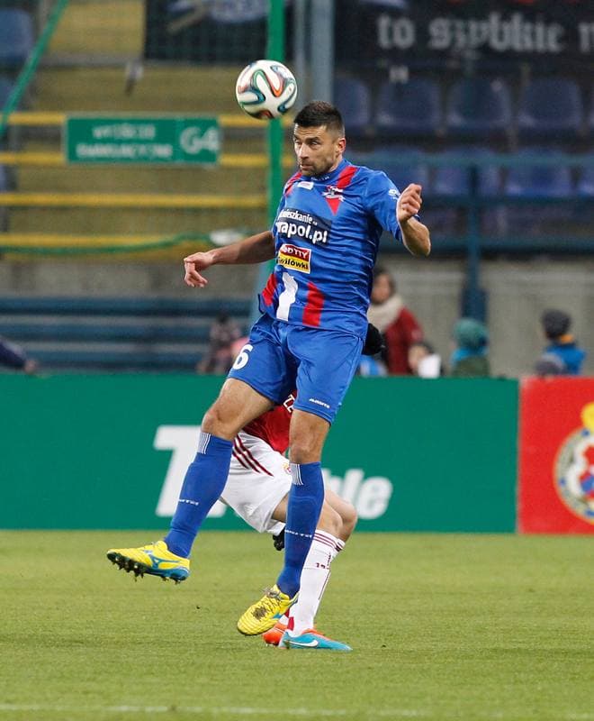 Football. T-Mobile Ekstraklasa. Wisla Krakow - Podbeskidzie Bielsko Biala. 24.10.2014