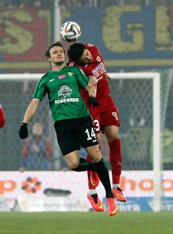 Football. T-Mobile Ekstraklasa. Piast Gliwice - Gornik Leczna. 07.11.2014