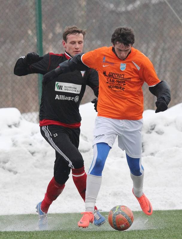 Football. Sparing. Gornik Zabrze - LZS Piotrowka. 25.01.2013
