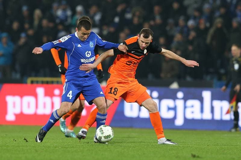 Football. Ekstraklasa. Ruch Chorzow - Zaglebie Lubin. 12.02.2016