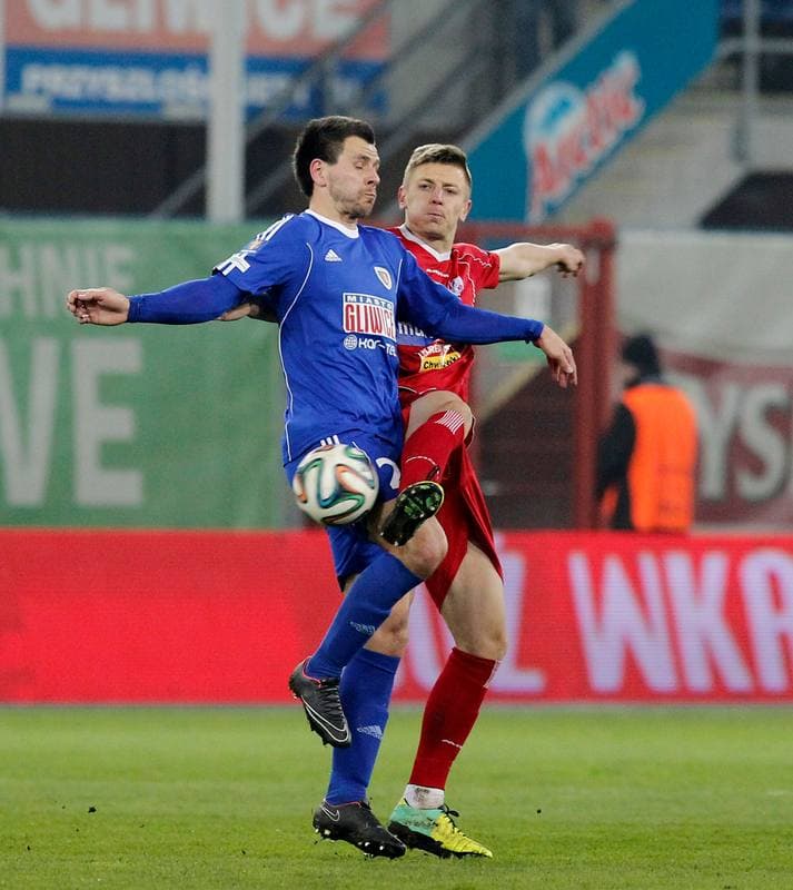 Football. T-Mobile Ekstraklasa. Piast Gliwice - Podbeskidzie Bielsko Biala. 24.05.2015