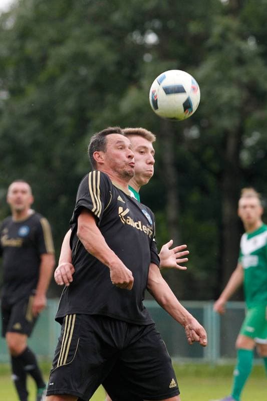 Football. Puchar Polski. AKS Mikolow - Reprezentacja Slaska Oldbojow. 16.08.2016
