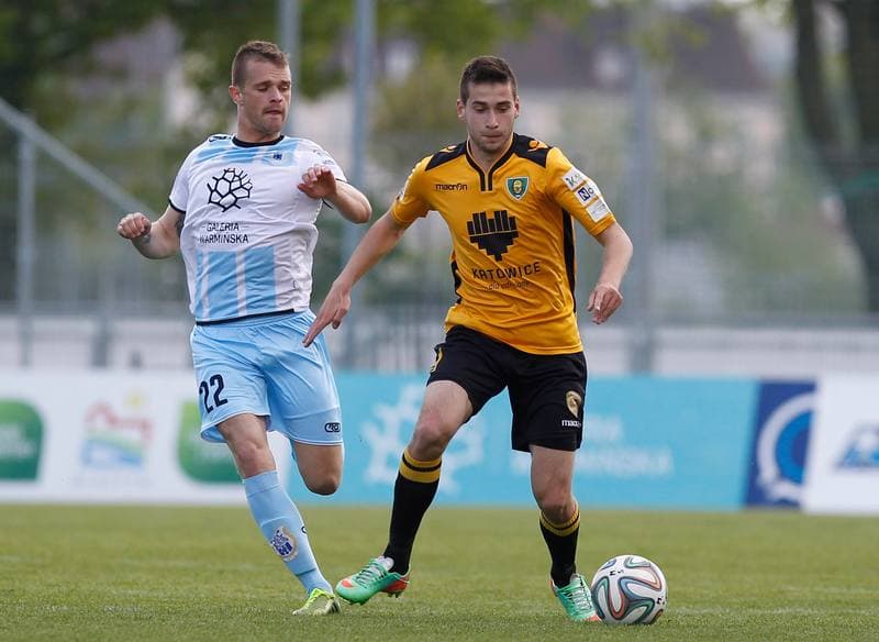 Football. I Liga. Stomil Olsztyn - GKS Katowice. 17.05.2015