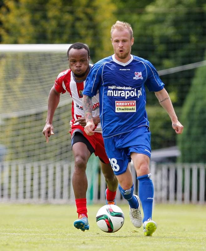 Football. Sparing. Podbeskidzie Bielsko Biala - LZS Piotrowka. 24.06.2015
