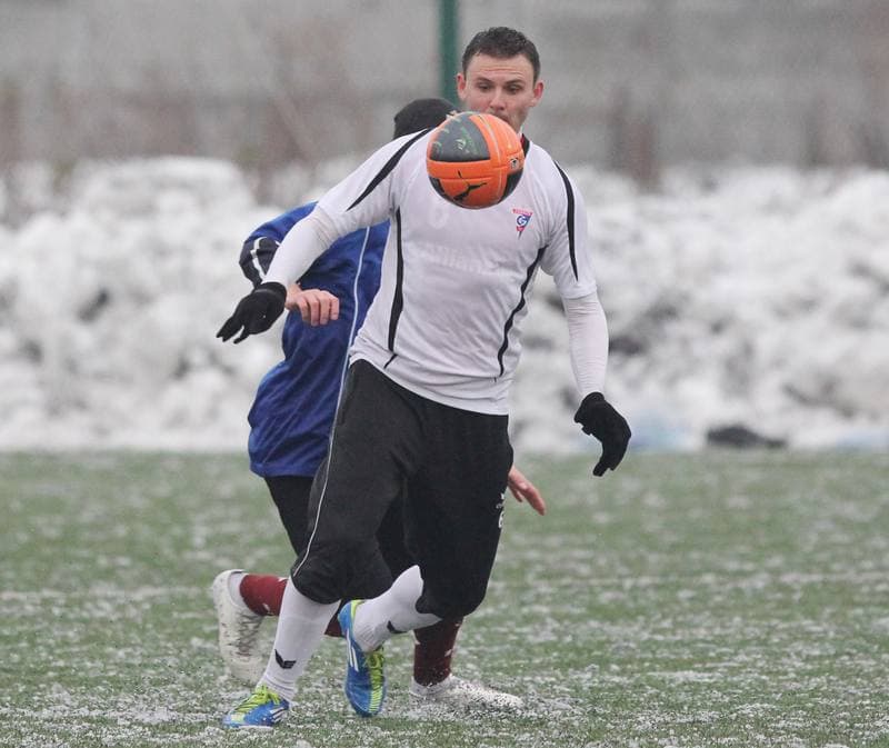 Football. Sparing. Gornik Zabrze - Garbarnia Krakow. 20.01.2012