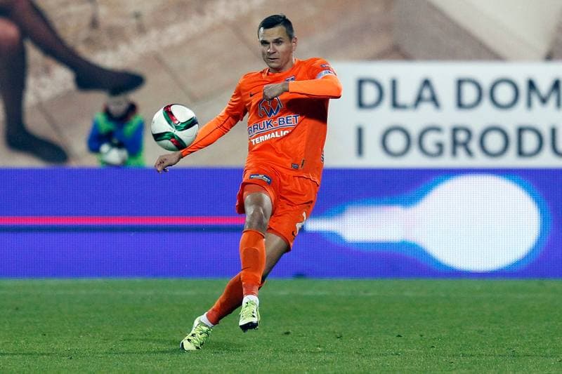Football. PKO BP Ekstraklasa. Termalica Bruk-Bet Nieciecza - Jagiellonia Bialystok. 16.12.2015