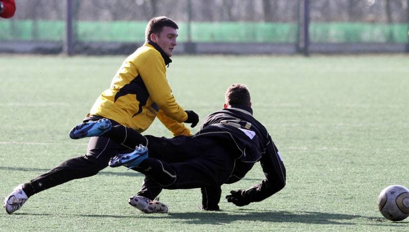 Football. Sparing. GKS Katowice - Ruch Radzionkow. 09.02.2011