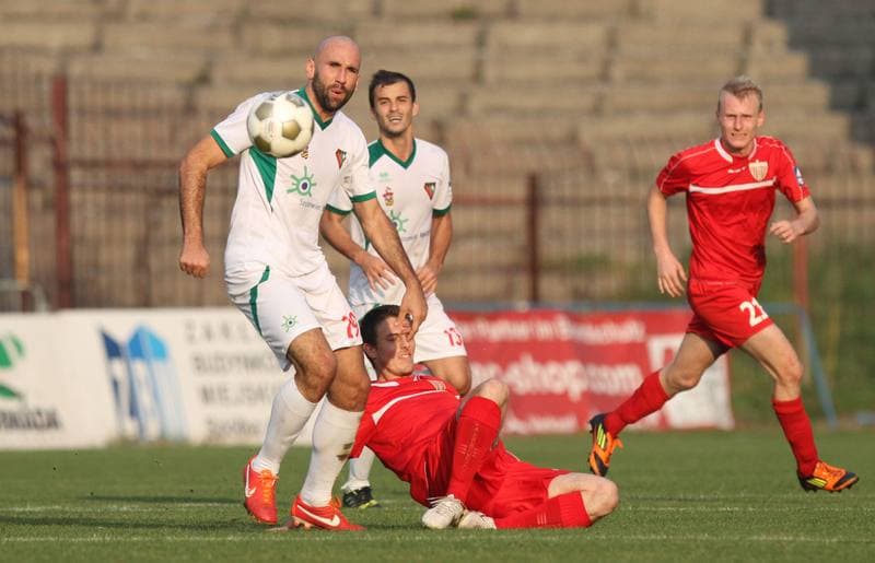 Football. II Liga Grupa Zachodnia. Polonia Bytom - Zaglebie Sosnowiec. 12.10.2013