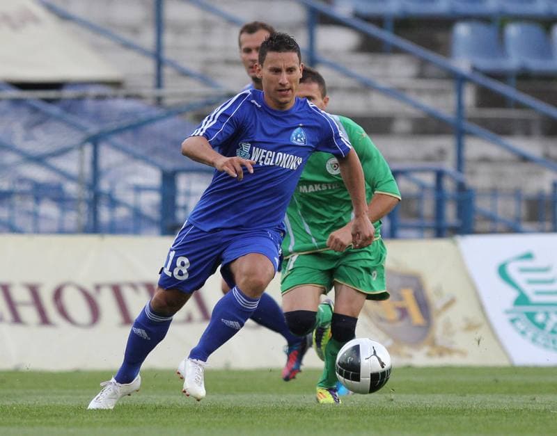 Football. Europa League. Ruch Chorzow - Metalurg Skopje. 19.07.2012