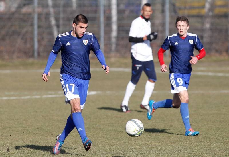 Football. Piast Gliwice. LZS Piotrowka. 10.02.2014