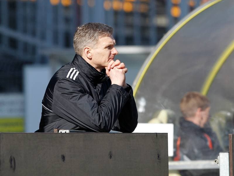 Football. Sparing. Energetyk ROW Rybnik - Rakow Czestochowa. 01.03.2014