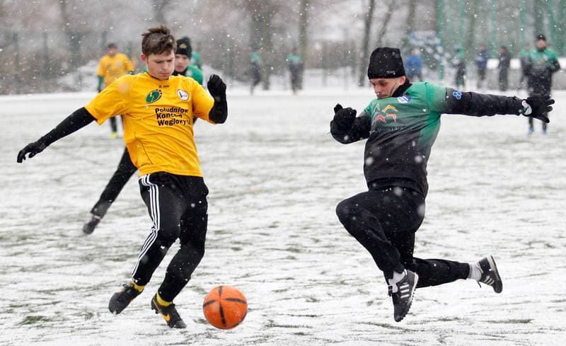 Football. Sparing. Energetyk ROW Rybnik - Janina Libiaz. 25.01.2014