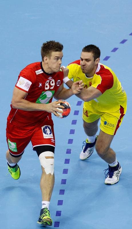 Handball. EHF Euro 2016. Macedonia - Norway. 25.01.2016
